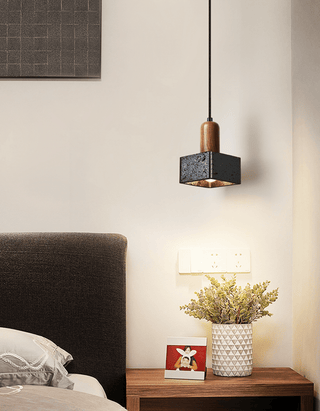 Lava Cube Pendant Lamp-Neutral Decor