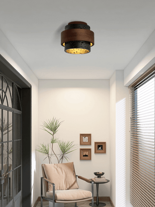 Ebony Ceiling Light-Neutral Decor