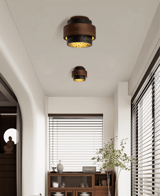 Ebony Ceiling Light-Neutral Decor