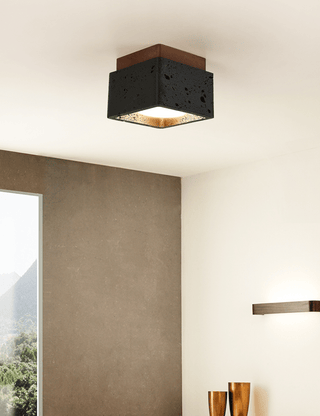 Lava Cube Ceiling Lamp-Neutral Decor