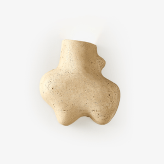 Travertine Abstract Wall Lamp-Neutral Decor
