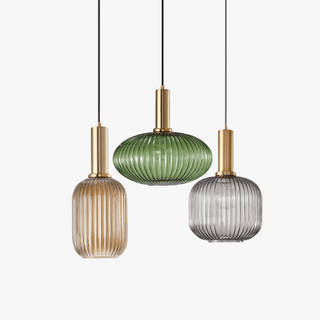 Flair Glass Pendant Lamp-Neutral Decor