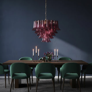 Amethyst Bloom Chandelier-Neutral Decor
