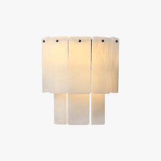 Fractured Alabaster Wall Sconce-Neutral Decor