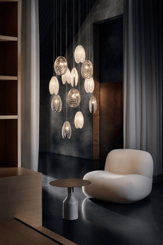 Mussels Cluster Chandelier-Neutral Decor