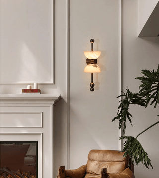 Duo Alabaster Wall Lamp-Neutral Decor