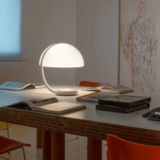 Arc Dome Table Lamp-Neutral Decor