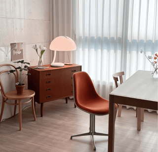 Arc Dome Table Lamp-Neutral Decor