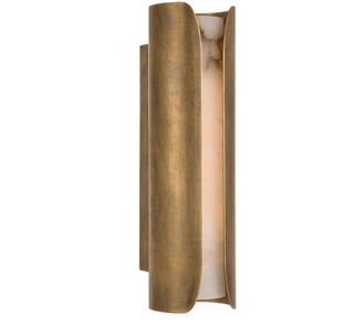Cradled Alabaster Sconce-Neutral Decor