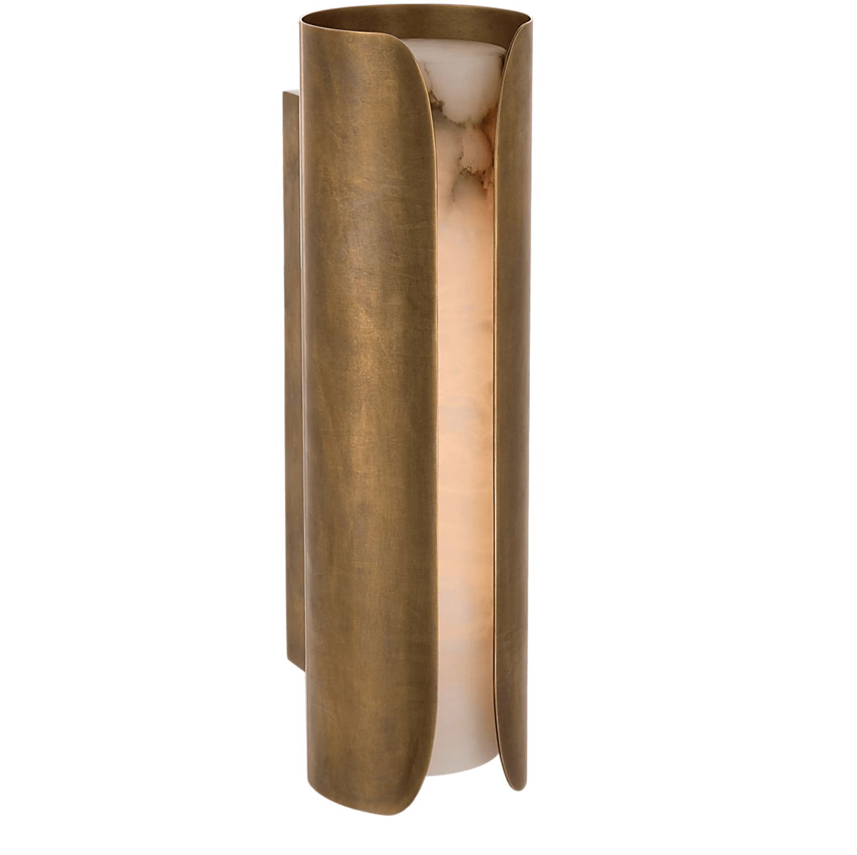 Cradled Alabaster Sconce-Neutral Decor