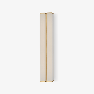 Columnar Fabric Sconce-Neutral Decor