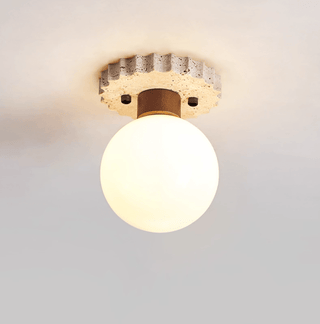 Cogstone Orb Ceiling Lamp-Neutral Decor