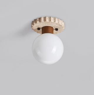 Cogstone Orb Ceiling Lamp-Neutral Decor