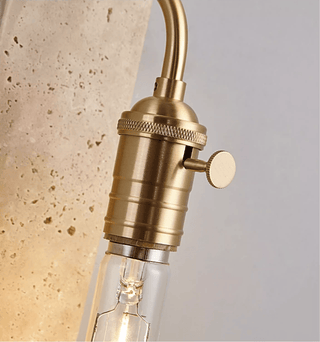 Industrial Stone Sconce-Neutral Decor