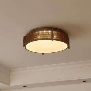 Bamboo Weave Ceiling Lamp-Neutral Decor