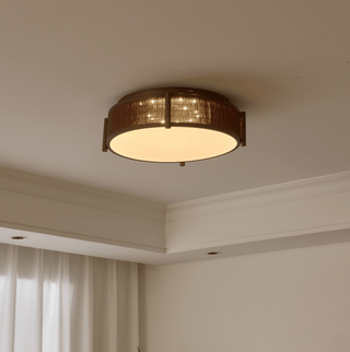 Bamboo Weave Ceiling Lamp-Neutral Decor