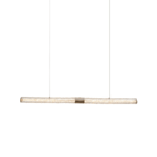 Crystal Stream Linear Pendant Lamp-Neutral Decor