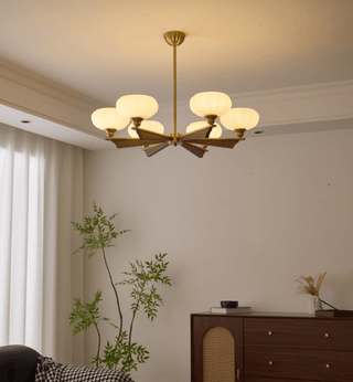 Elara Bloom Chandelier-Neutral Decor