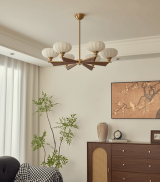 Elara Bloom Chandelier-Neutral Decor