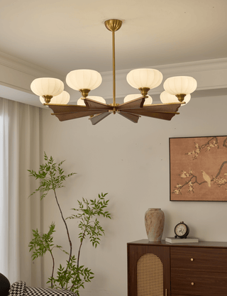 Elara Bloom Chandelier-Neutral Decor