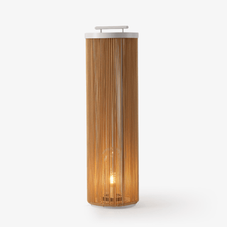 Linden Column Solar Outdoor Lamp-Neutral Decor