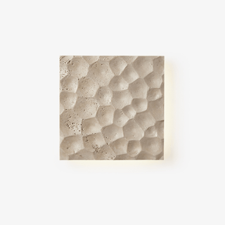 Hive Hexagonal Texture Sconce-Neutral Decor