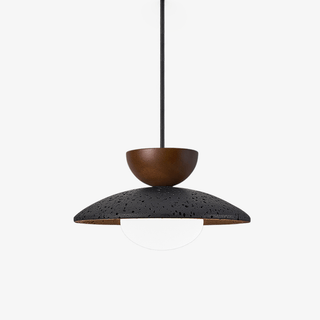 Terra Cotta Pendant Lamp-Neutral Decor