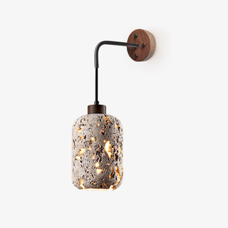 Volcanic Glow Wall Sconce-Neutral Decor