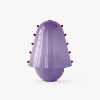 Enzo Lampe de Table Contemporaine en Verre