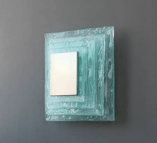 Cleo Verre Water Cube Cascade Applique Murale