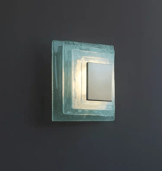 Cleo Verre Water Cube Cascade Applique Murale