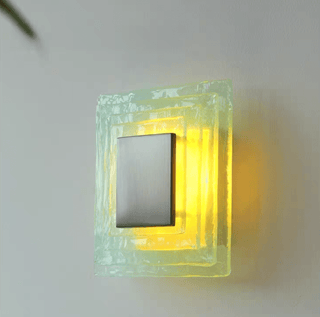Cleo Verre Water Cube Cascade Applique Murale