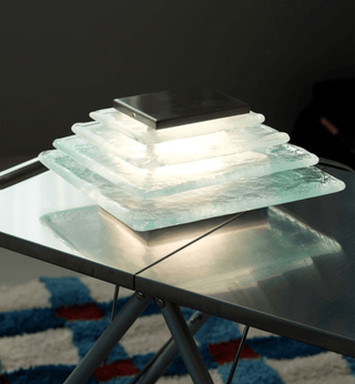 Cleo Verre Water Cube Cascade Applique Murale