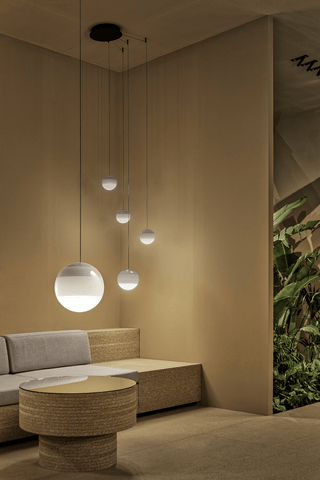Dipping Pendant Light-Neutral Decor