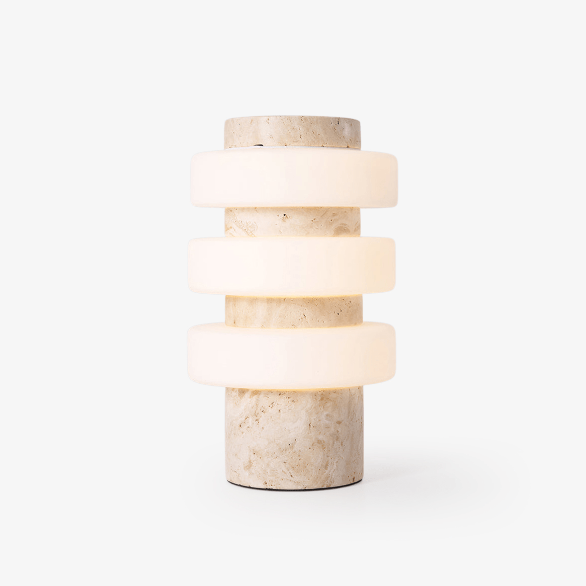 Thea Lampe de Table Moderne Travertin