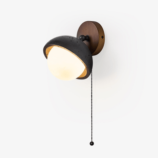 Serenaria Globe Noir Travertin Applique Murale Pivotante