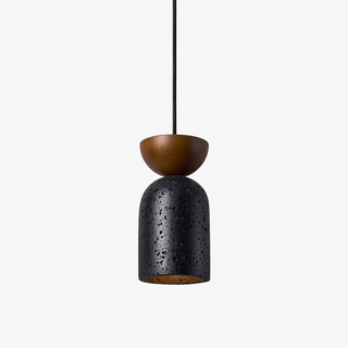 Iris Suspension Focused Noir Travertin