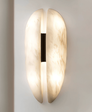 Alabaster Veil Wall Sconce-Neutral Decor
