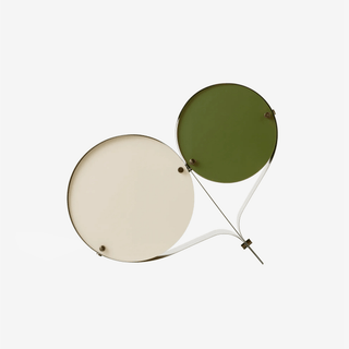 Duet Disc Table Lamp-Neutral Decor