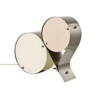 Duet Disc Table Lamp-Neutral Decor