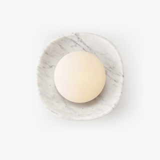 Carrara Cusp Sconce-Neutral Decor