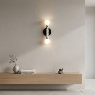 Obelisk Orb Sconce-Neutral Decor