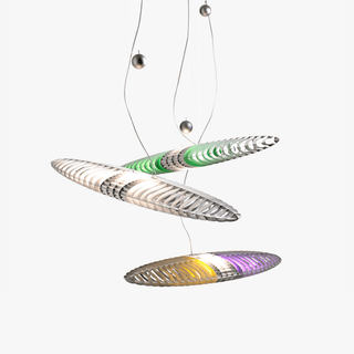 Chroma Glide Suspension Lamp-Neutral Decor