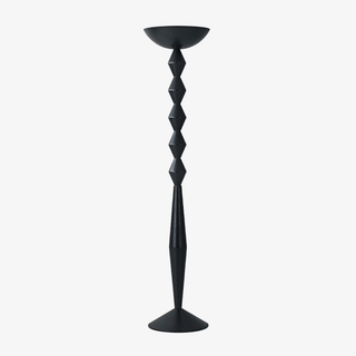 Sculptural Geometric Stack Floor Lamp-Neutral Decor
