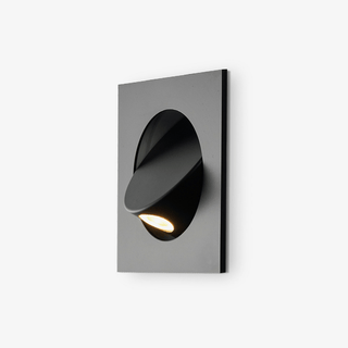 Minimalist Recessed Rotatable Sconce-Neutral Decor