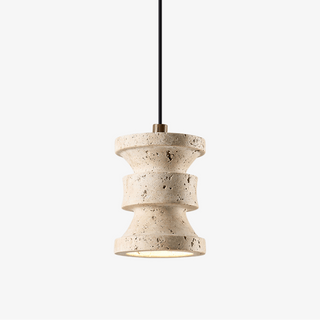 Ardelle Travertine Pendant Lamp-Neutral Decor