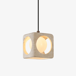 Kaelis Travertine Pendant Lamp-Neutral Decor