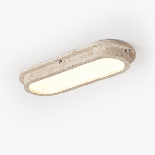 Remy Minimaliste Plafonnier Ligne Travertin Jaune