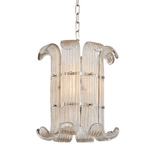 Rhea Luxurious Petite Lustre en Verre Champagne Texturé