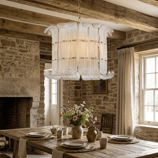 Nala Lustre en Verre Champagne Luxueux